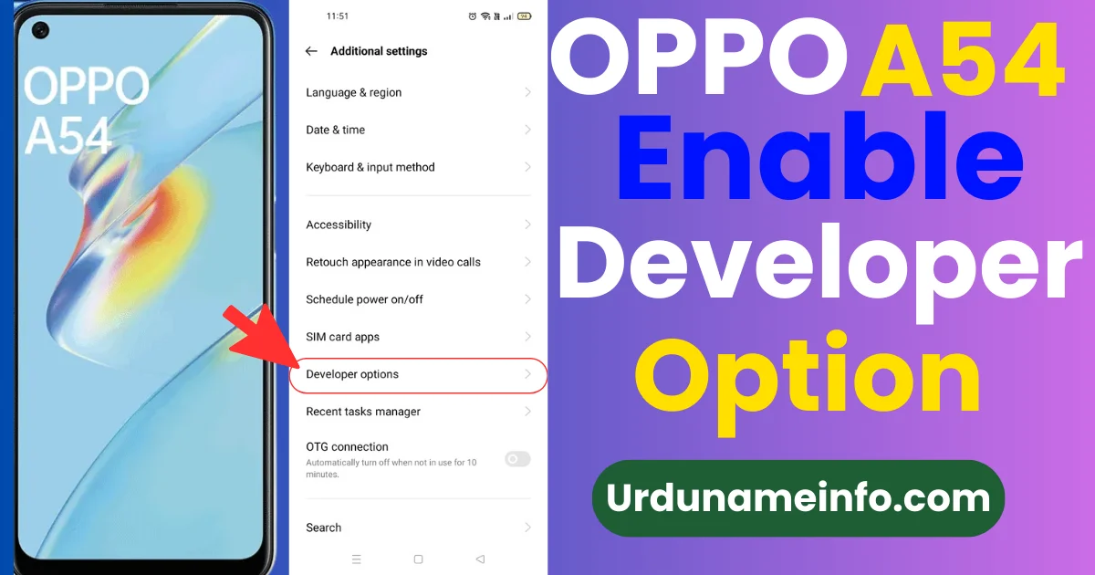 How to Enable Developer Options in OPPO A54