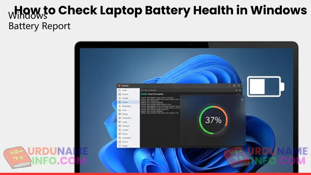 Use Windows Battery Report (Most Accurate Method)